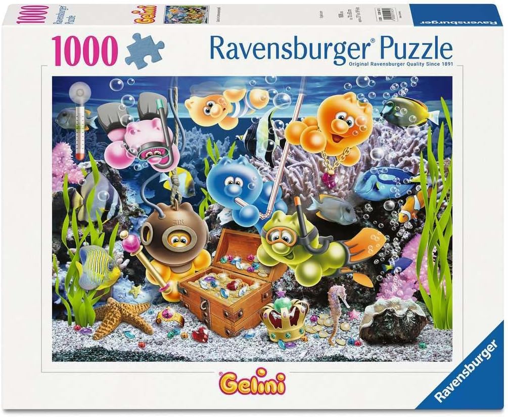 Ravensburger Jigsaw Puzzle 12001427 Gelini in Underwater Pleasure - 1000 Piece Puzzle for Adults and Children from 14 Years