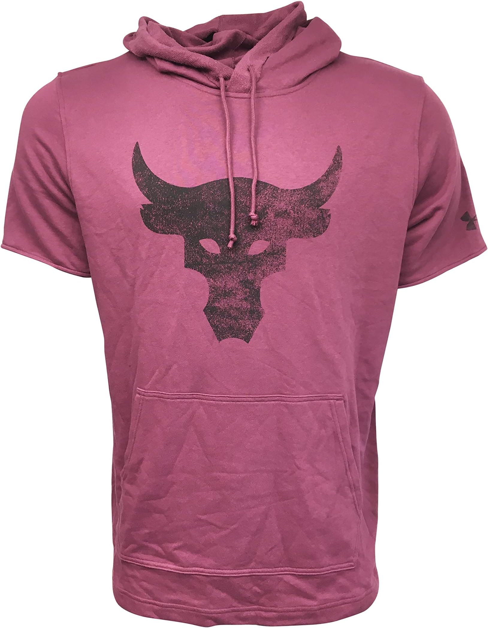 Men's Project Rock Terry Bull Short Sleeve Hoodie 1362547