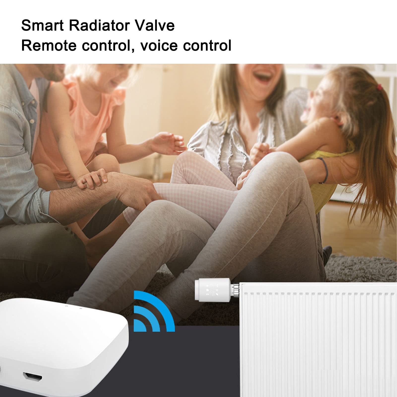 Valvola Termostatica Intelligente per Radiatore con Telecomando