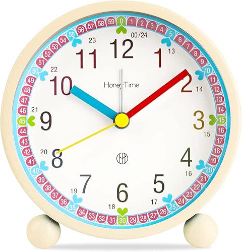 Réveil Enfant Garçon Fille, Réveil Matin Silencieux sans Tic-Tac, Original