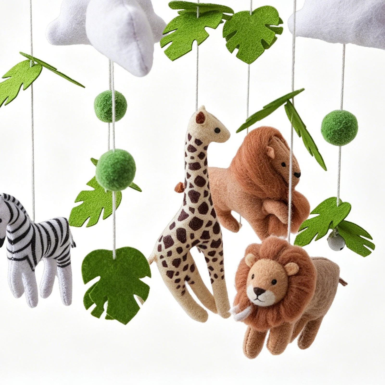 Mobile rilassante per bambini, a tema animali, decorazione per la cameretta dei bambini, per culla, lettino, camera da , giochi per bambini, ragazze e