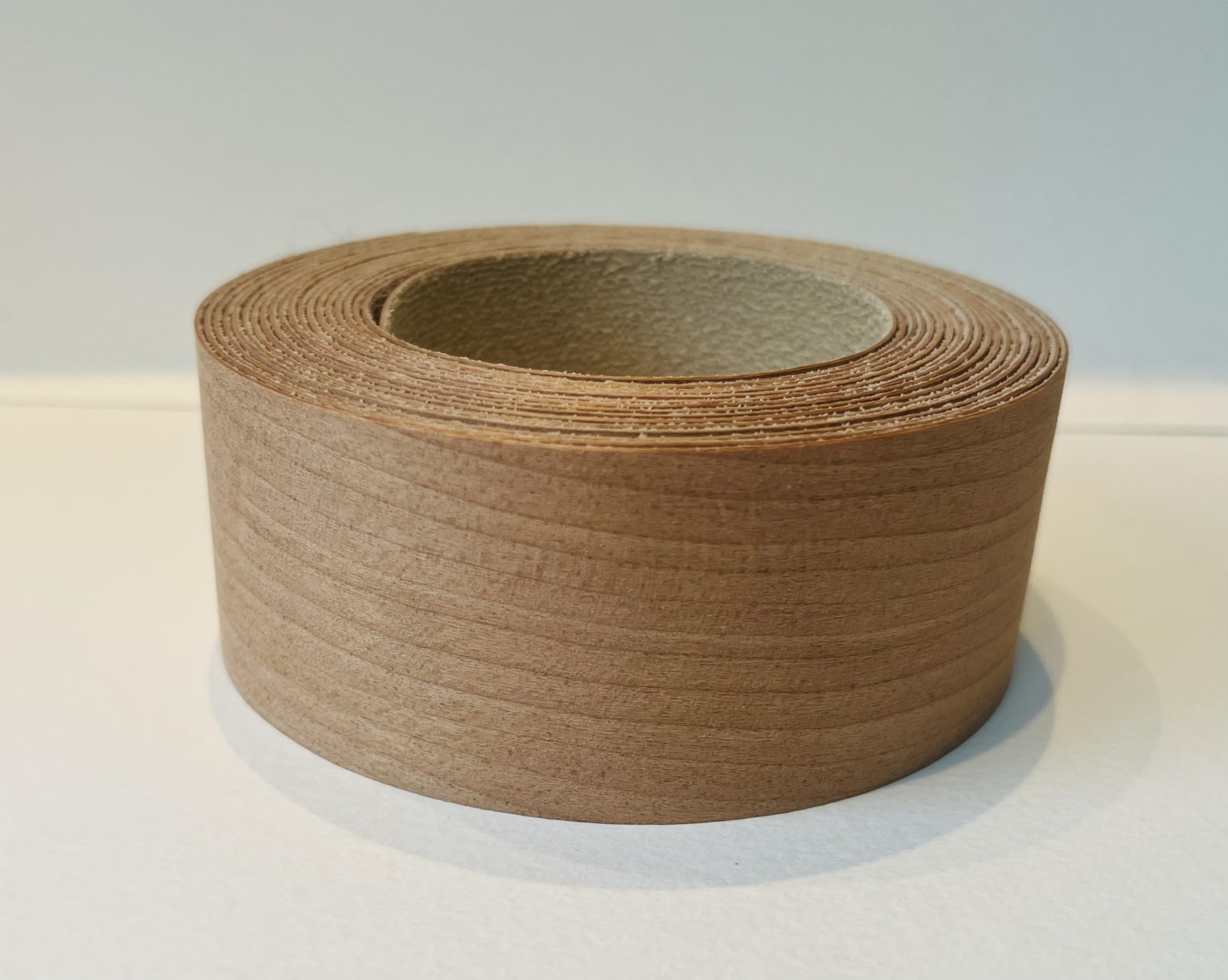 Pre Glued Iron on Cherry Wood Veneer Edging Tape 40mm wide x 5 Metres.