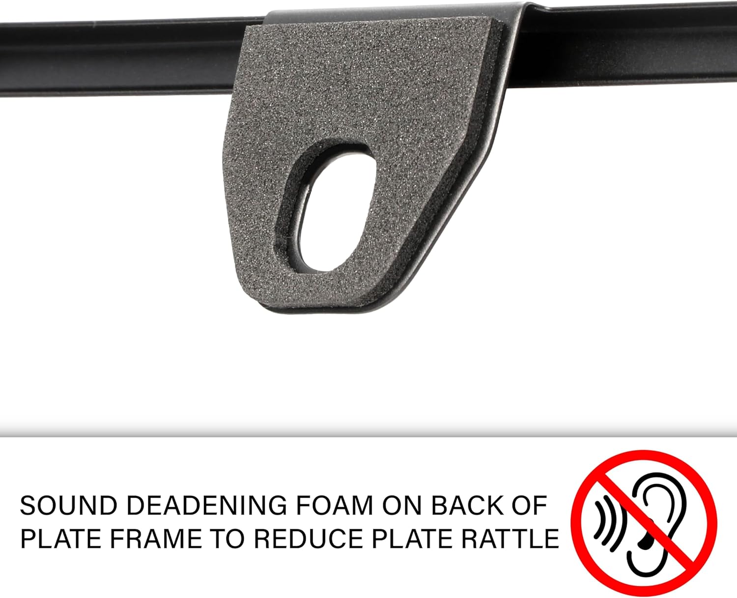 USR UNIQUE STYLE RACIN 3D Raised Letter Stealth Black Powder Coat UV Resistant Rust-Proof Steel License Plate Frame - Compatible with BWM All Series X3 X4 X5 X6 X7 i4 i5 iX Z4 M3