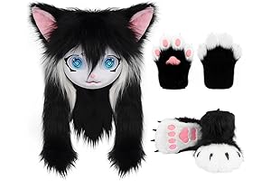 Complete Furry Suit Accessories Kit for Halloween or Cosplay