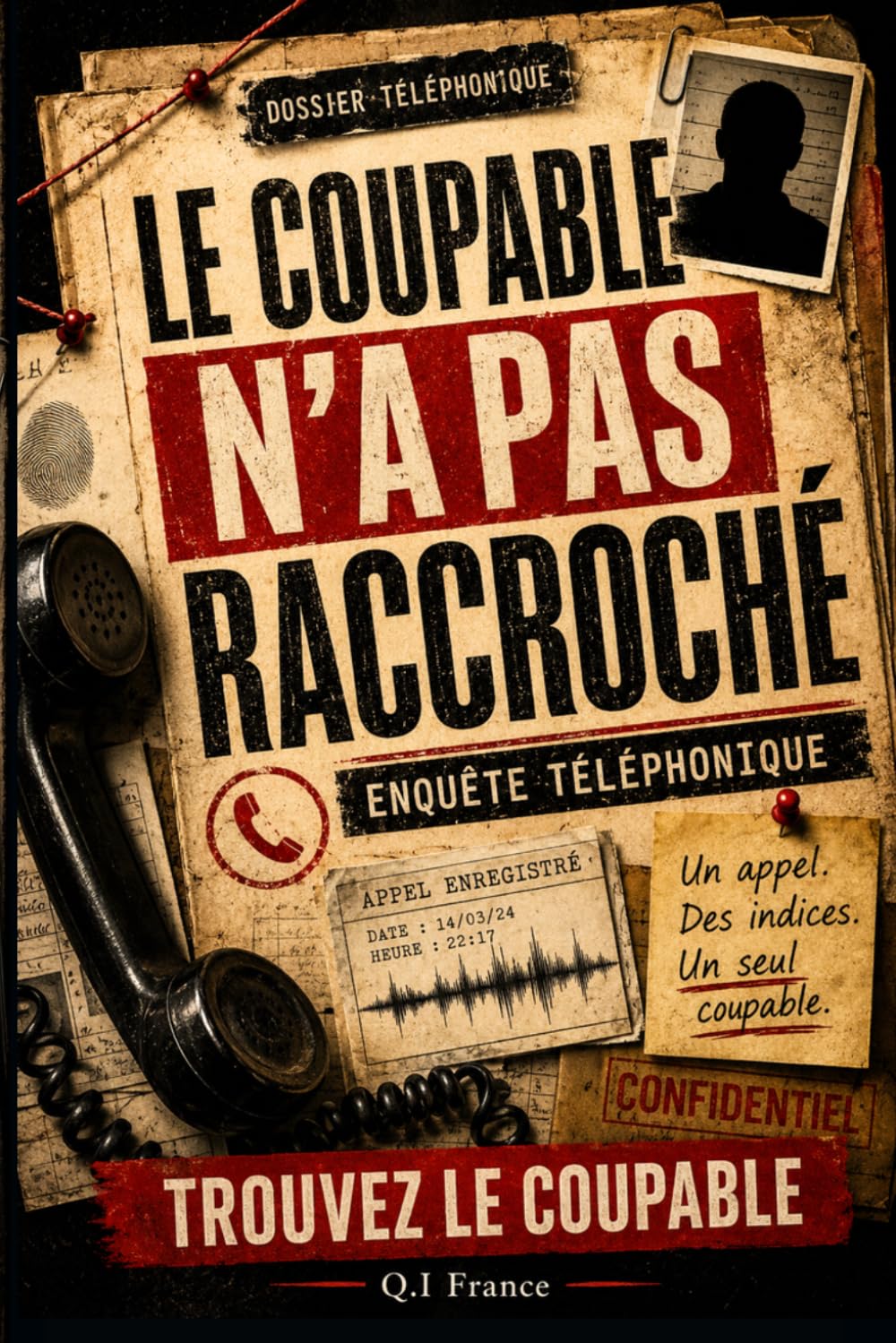 Trouve le Bon Coupable – Version téléphonique: Livre d’enquêtes criminelles à résoudre, appels téléphoniques et retranscriptions audio, affaires ... Enquêtes Criminelles- Trouve le bon coupable)