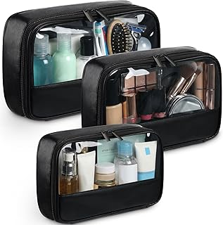 Abbylike Bolsa de maquillaje transparente de ...