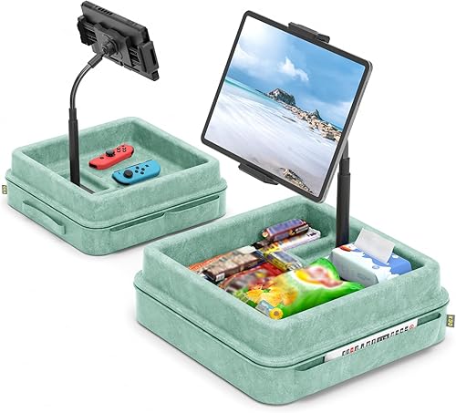 KDD Soporte de almohada para tablet  Soporte de almohada ajustable de 360 para iPad, cama y escritorio, cuello de cisne para tableta con bandeja de