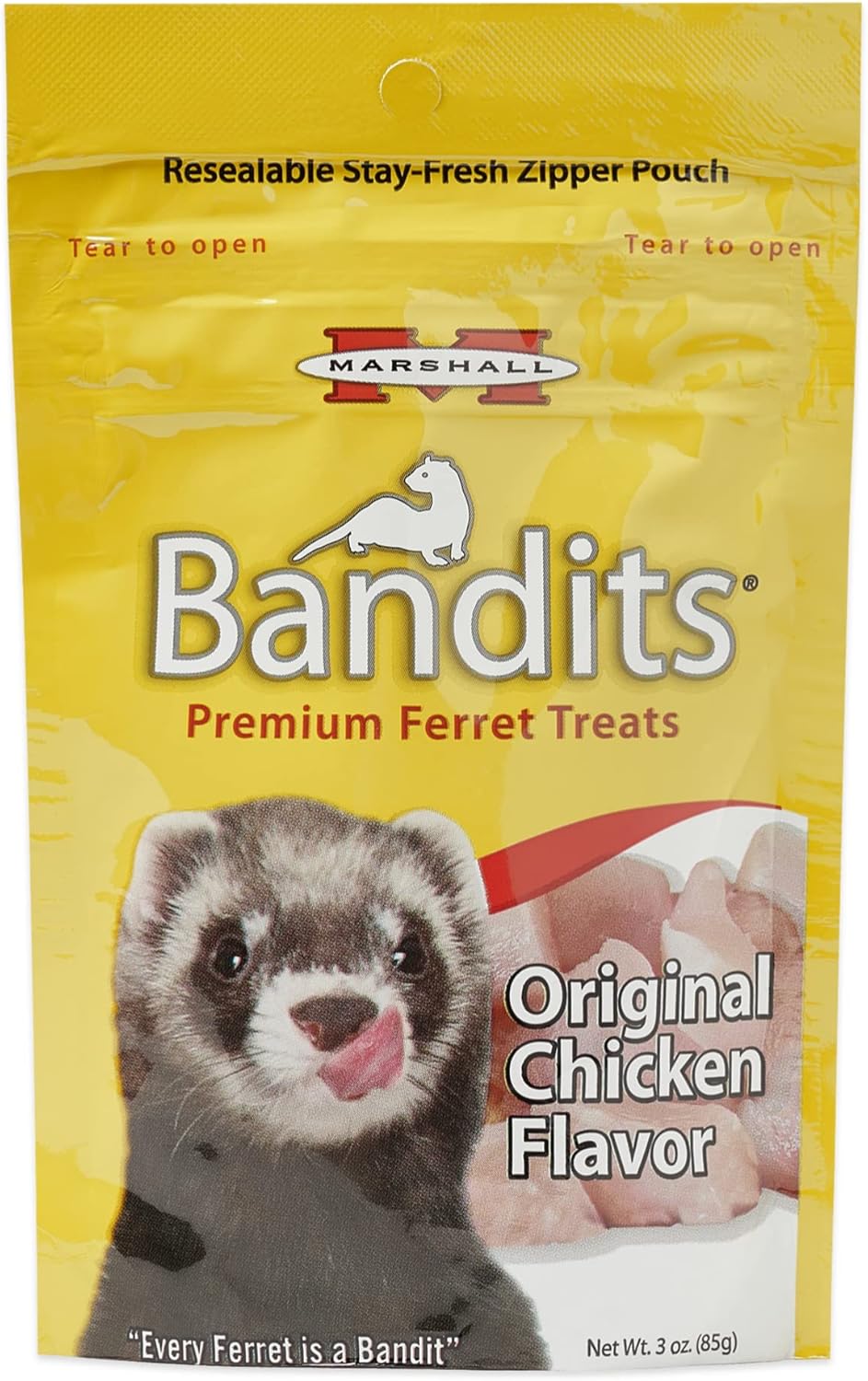 Marshall Pet Products Natural HighProtein Bandit SemiMoist Chew