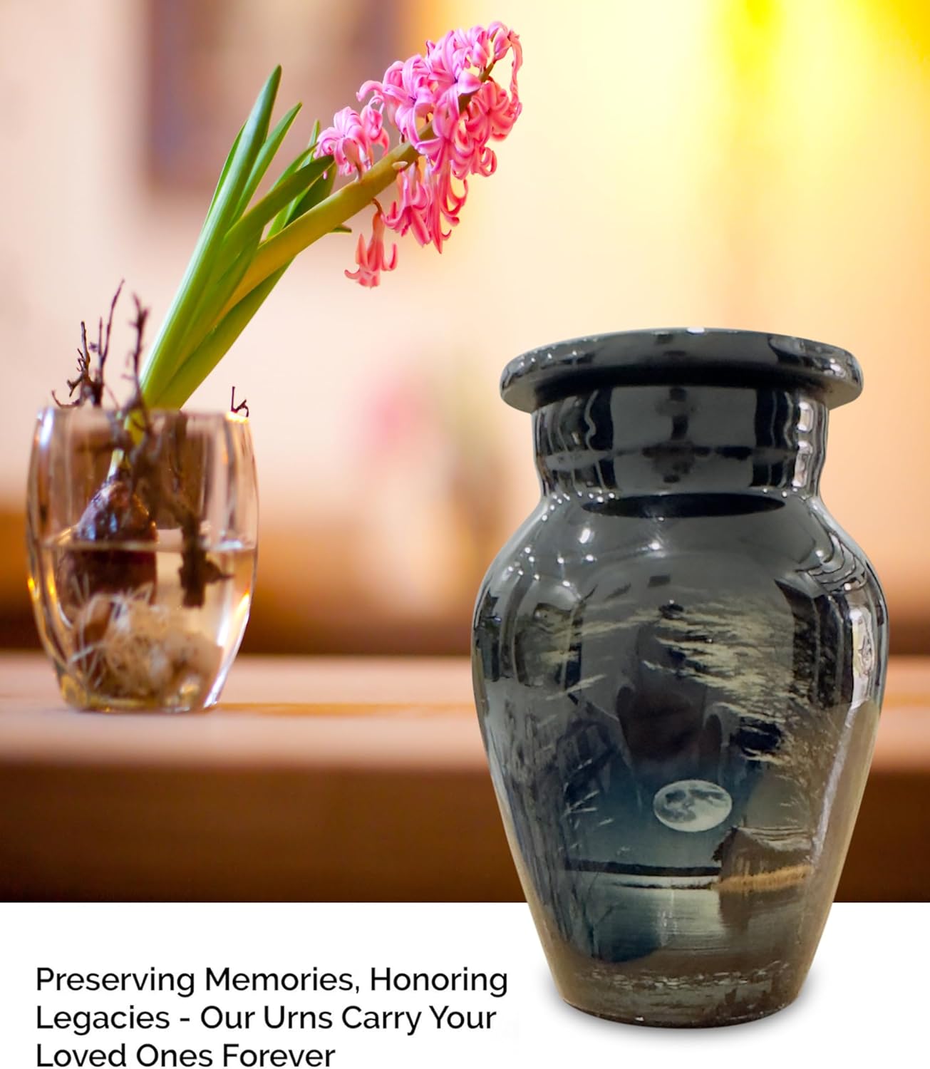 Decorative Small Aluminum Urn – Multicolor 3 Inch Mini Keepsake Cremation Urn, 90 gm Memorial Urn for Human or Pet Ashes - Image 4