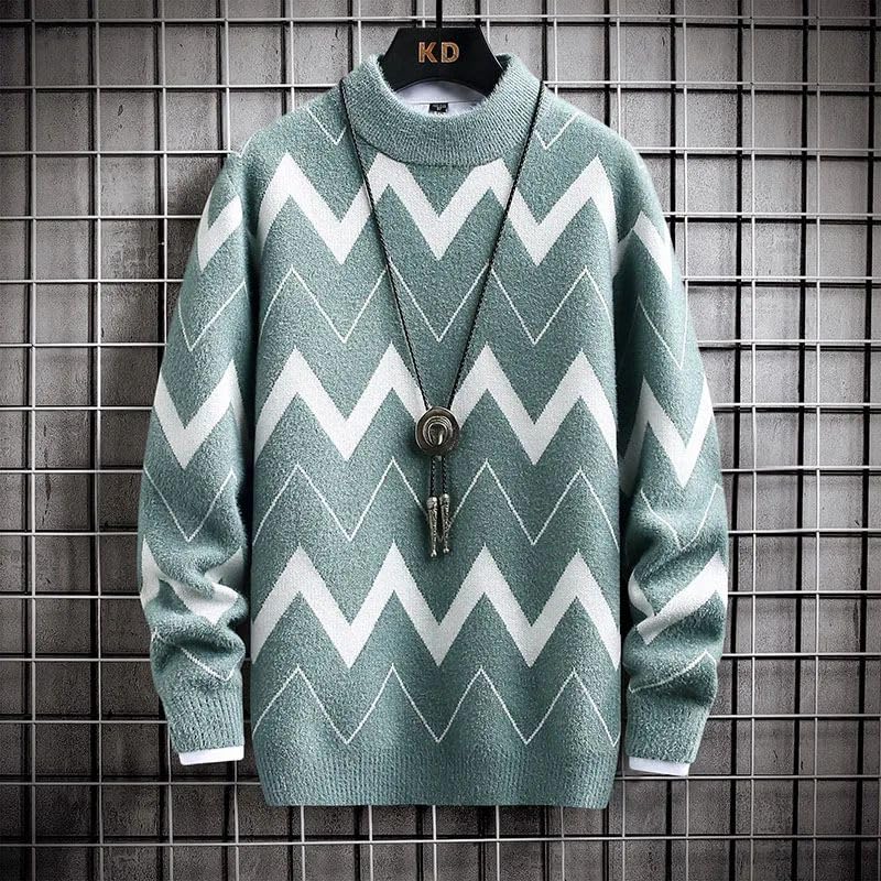Pull style décontracté homme tricot chaud pour l'hiver
