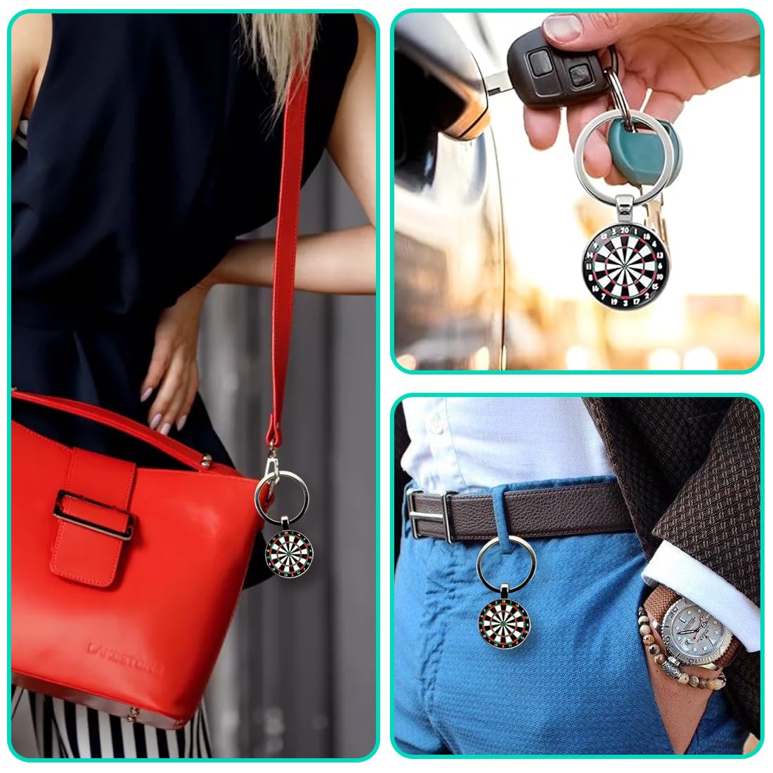 Portachiavi Darts Regali Uomo Freccette Accessorio Decorazione