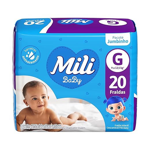 Fralda Mili Baby Ultra Seca