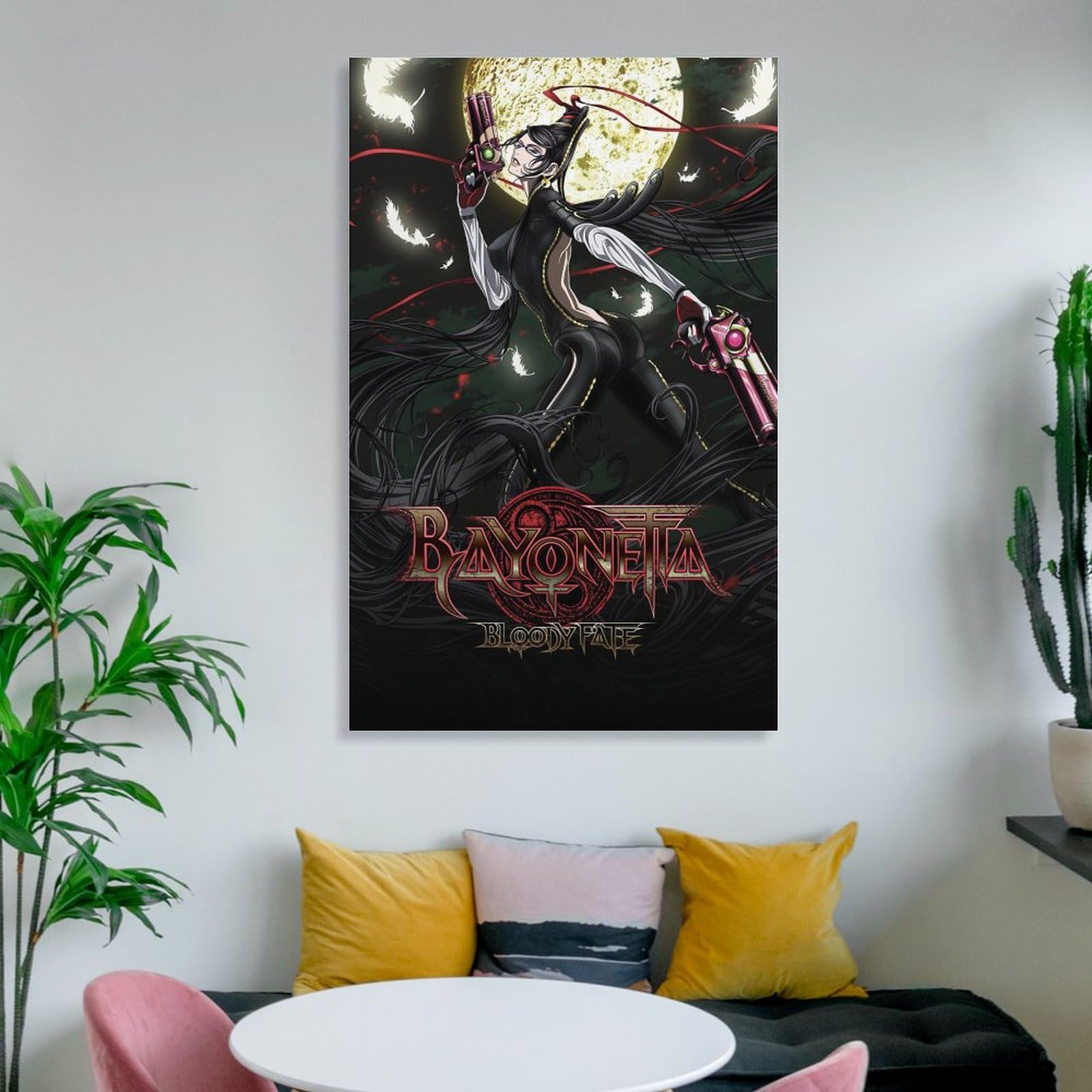 Amazon.com: Bayonetta Bloody Fate Anime Poster Canvas Prints