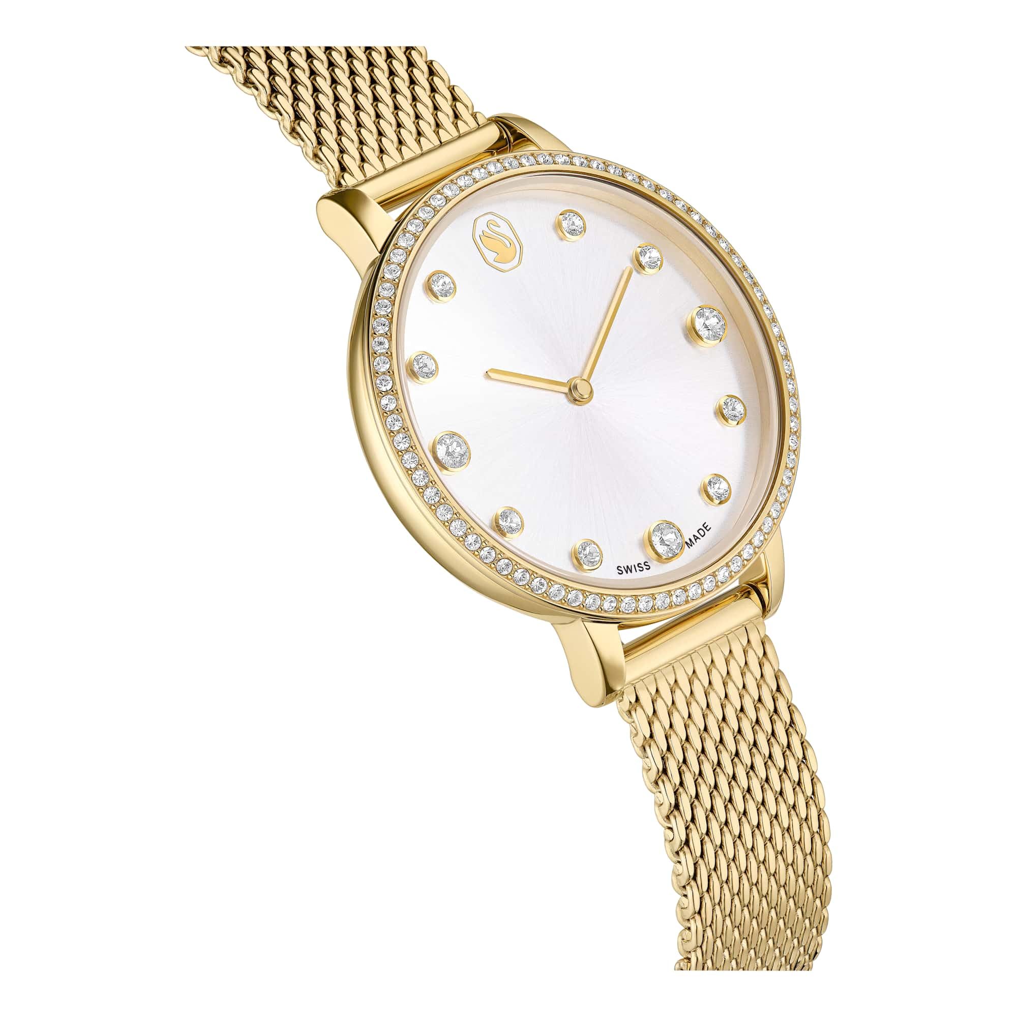 Swarovski Clarica Collezione Orologio, Swiss Made, Bracciale in metallo