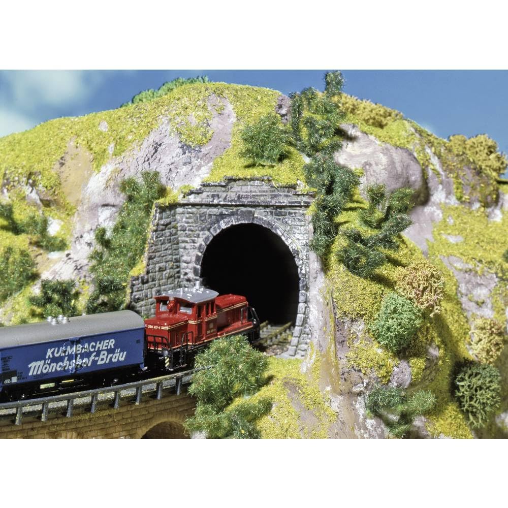 Faller 282934 Z Scale Tunnel Portal Set Two Double & Two Single Portals