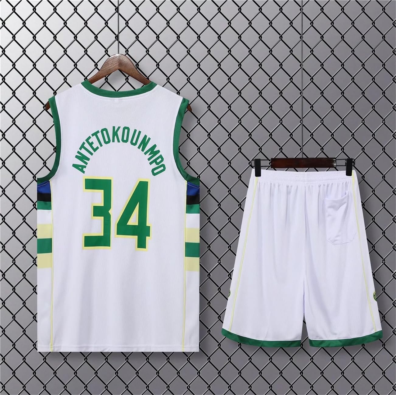 34# Juego de camiseta de baloncesto para niños, camiseta deportiva para niños, chaleco de baloncesto sin mangas, camiseta y pantalones cortos, juego de deporte, chándal de verano, regalos para