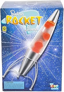 Rhode Island Novelty 18 Inch Blue Rocket Ship Lamp, One Per Order