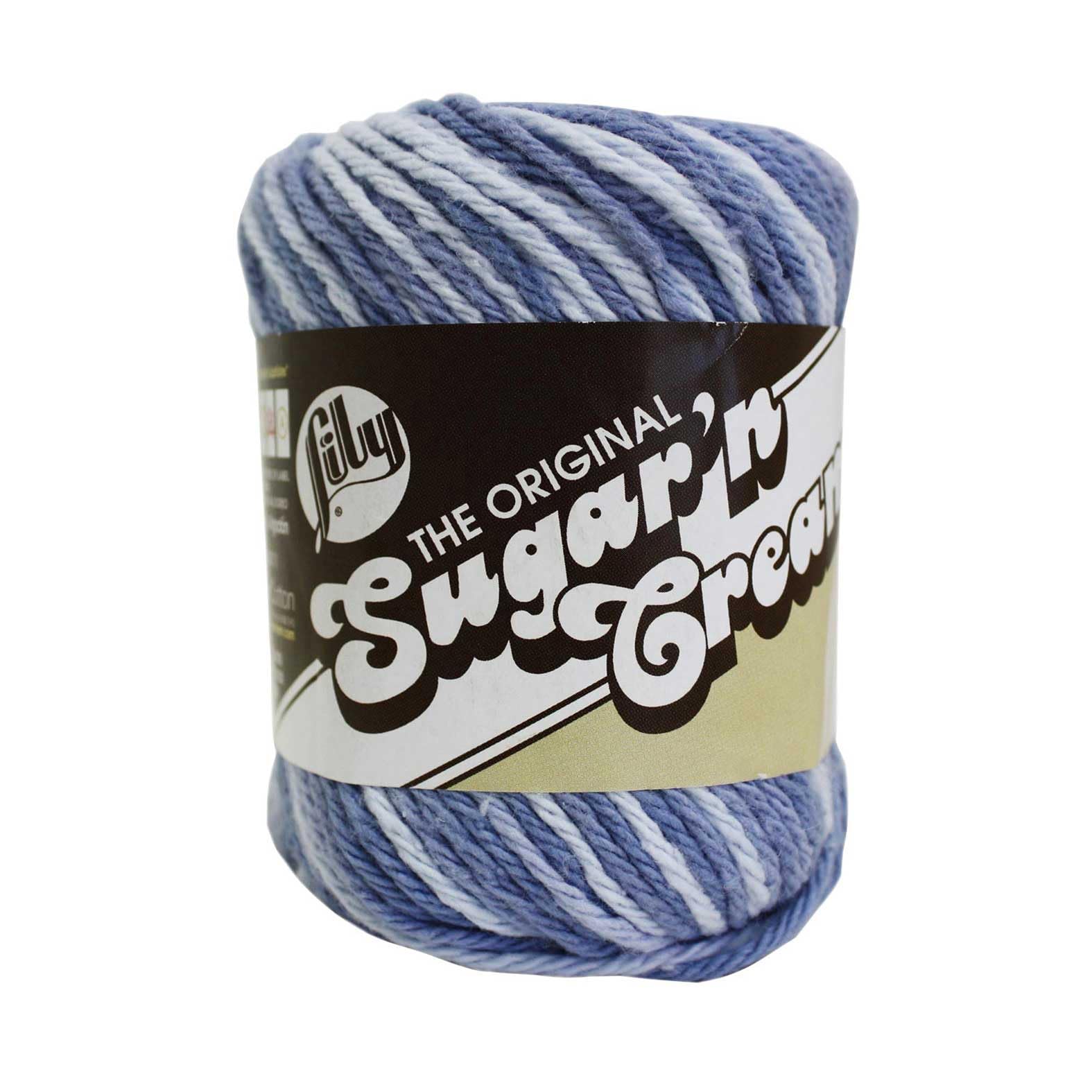 Amazon.com: Lily Sugar 'N Cream Yarn, 2 Ounce, Faded Denim