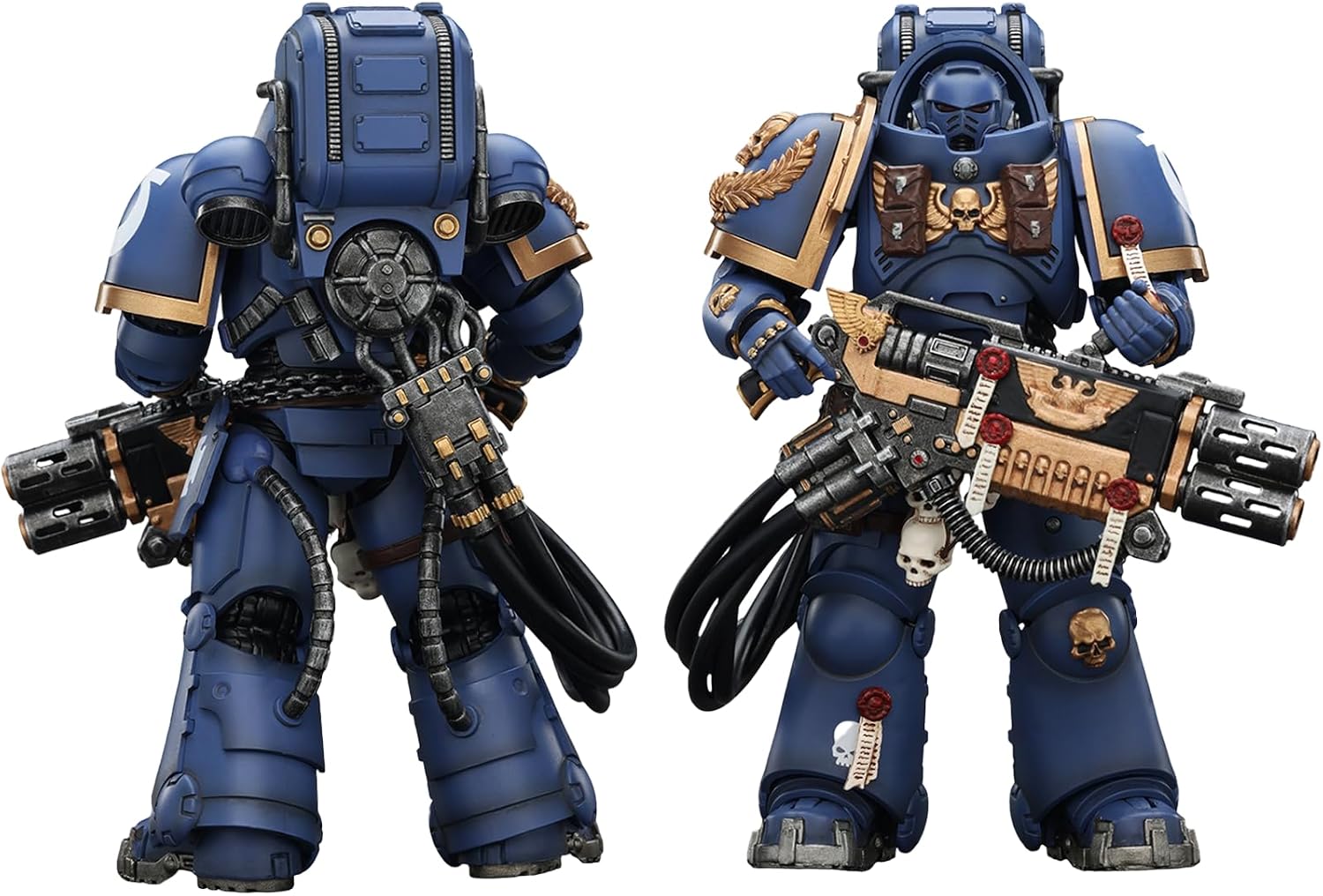 JOYTOY Warhammer 40K 1/18 Action Figures Ultramarines Heavy Artificer Armor with Relic Multi-Melta Model Collection Ultramarines