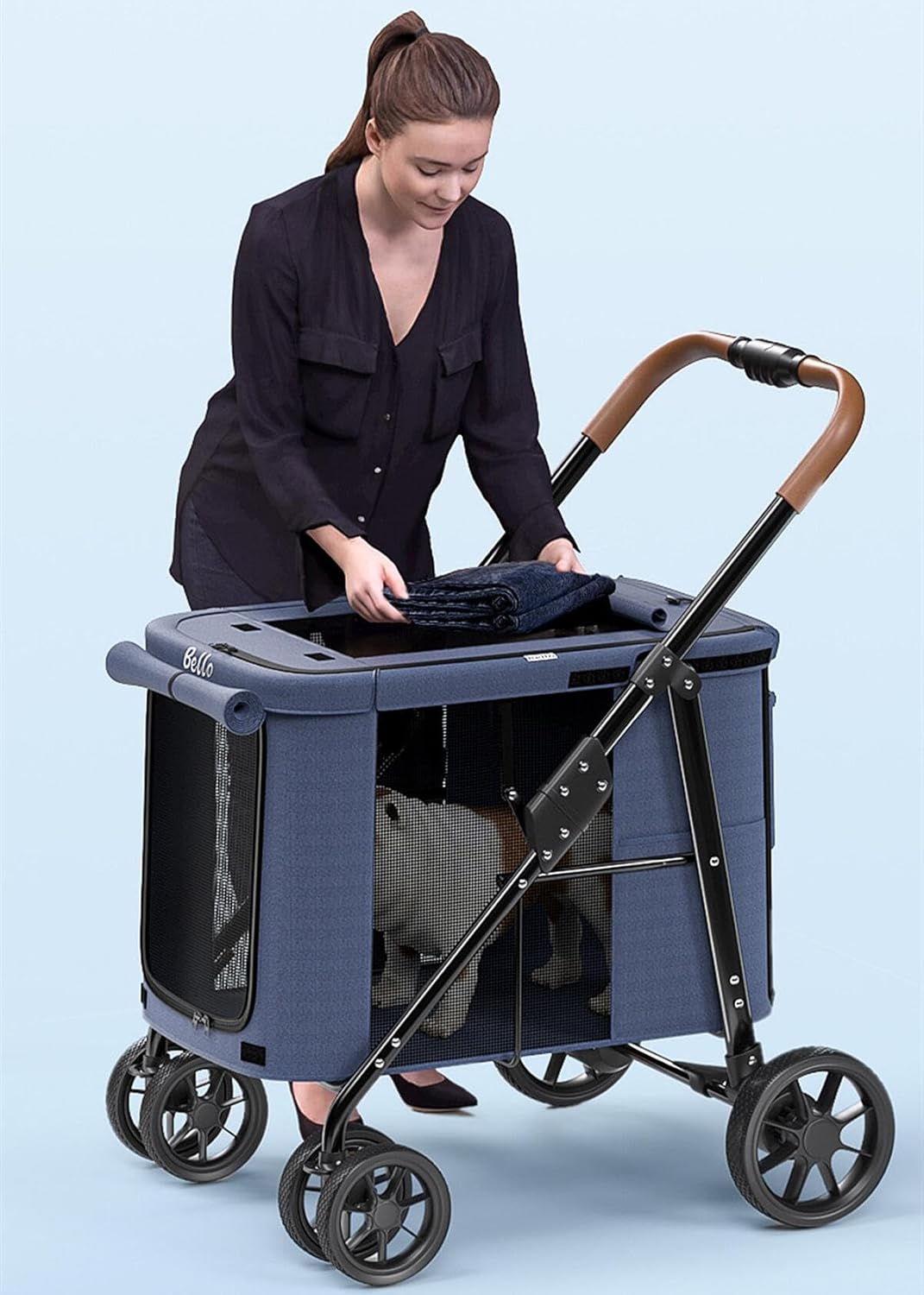 ペットカート 犬用 キャリーカート 犬用ベビーカー ペットバ