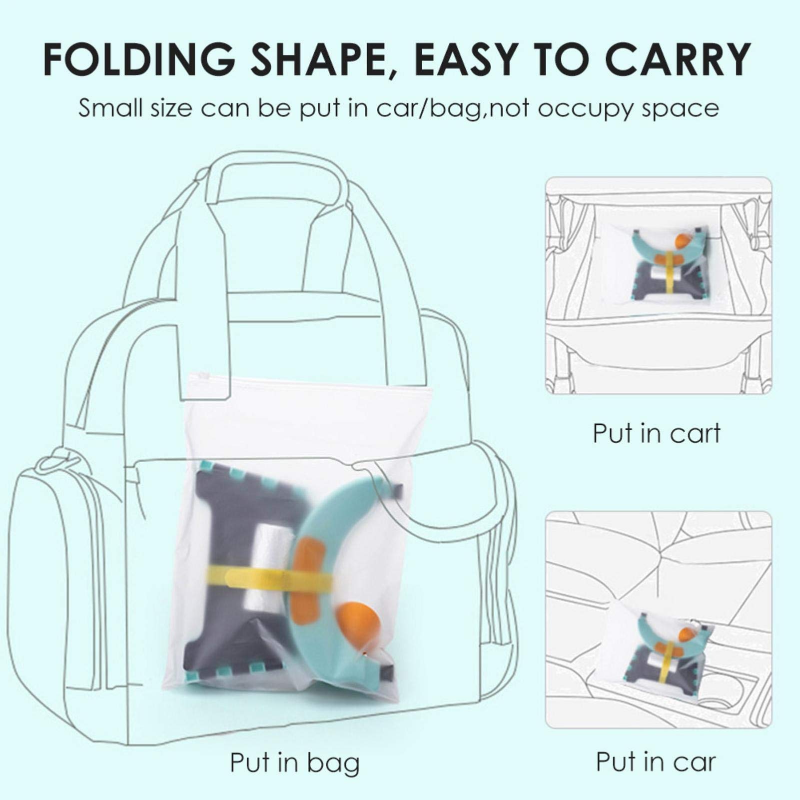 zaizai Taburete De Inodoro Plegable Portátil para Automóvil, Orinal De Viaje para Adultos, Niños, Inodoro De Emergencia Móvil, Asiento De Inodoro, Inodoro Portátil para Automóvil,Inodoro De Camping