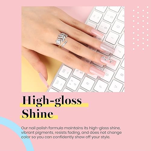 Miniatura 503 de Beetles - Esmalte de uñas en gel de 0.5 onzas fluidas (15ml), curado con lámpara LED, extracción por remojo, para arte de uñas, estética