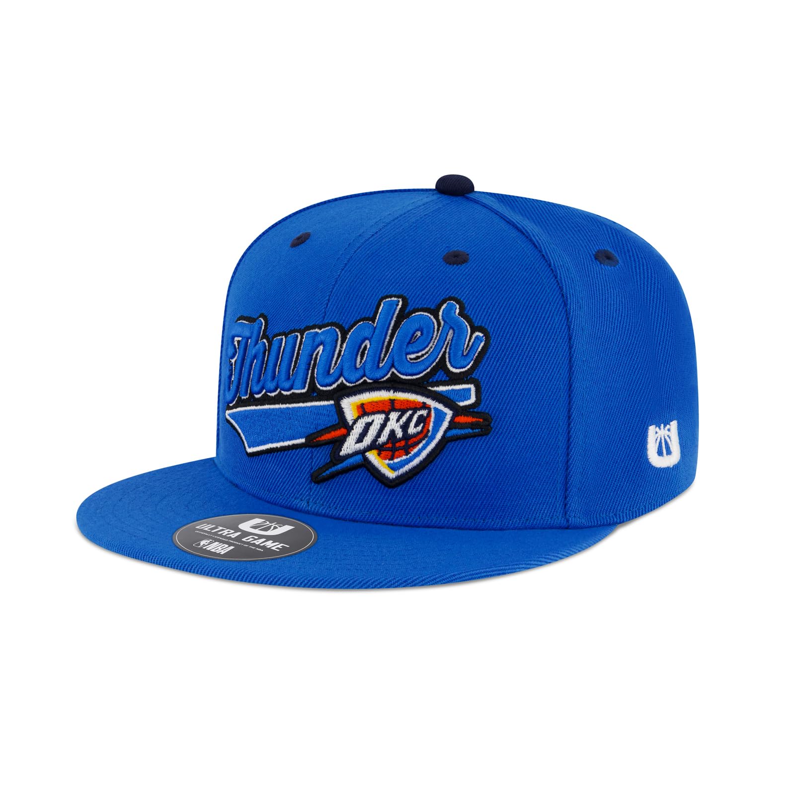 Ultra Game Men's NBA Official Snap Back 3D Embroidered Team Logo Baseball Cap Hat