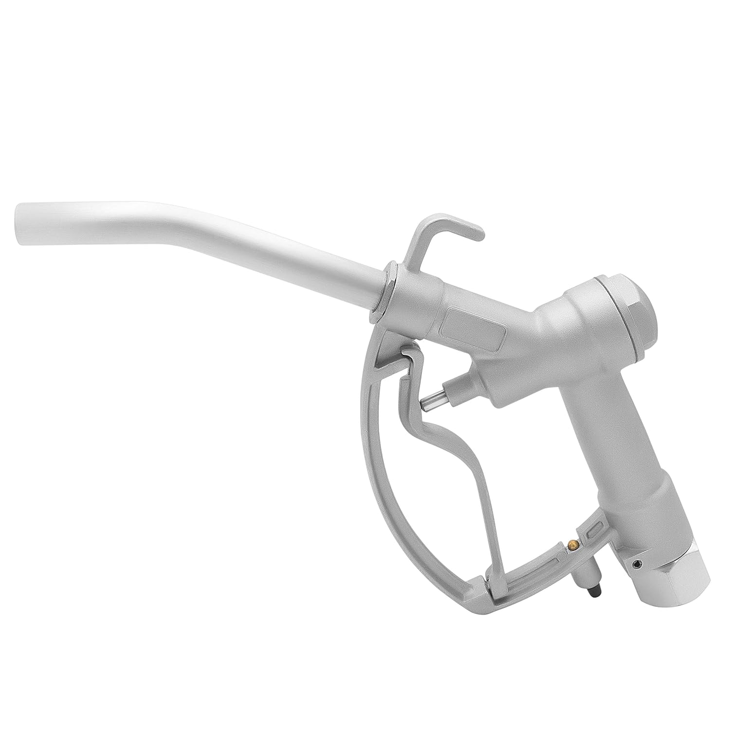 Groz 45593 Manual Fuel Control Nozzle, with Swivel, 3/4" Curved Outlet Tube, Threaded 3/4” NPT
