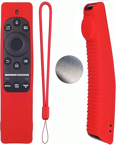 Funda protectora de silicona para Samsung Smart TV Control remoto serie BN59, con imán, antipérdida, a prueba de golpes, suave, antideslizante, a