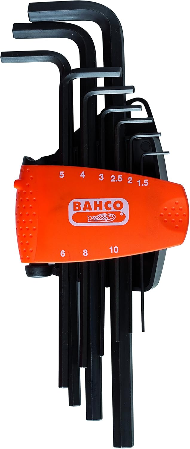 BAHCO Juego Destor. Hex Largo 9 Pzs