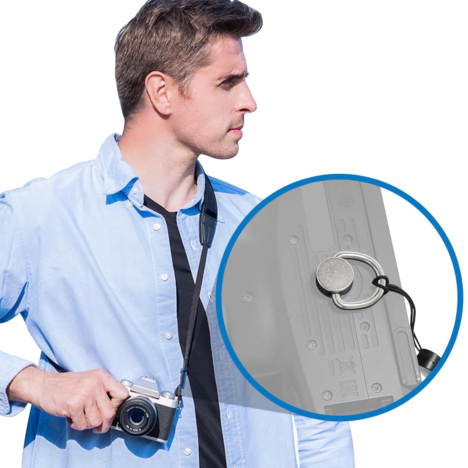 Viti Fotocamera 1/4 Pollice - 15 Pezzi, Nichelate, Per Cinghie E Treppiedi