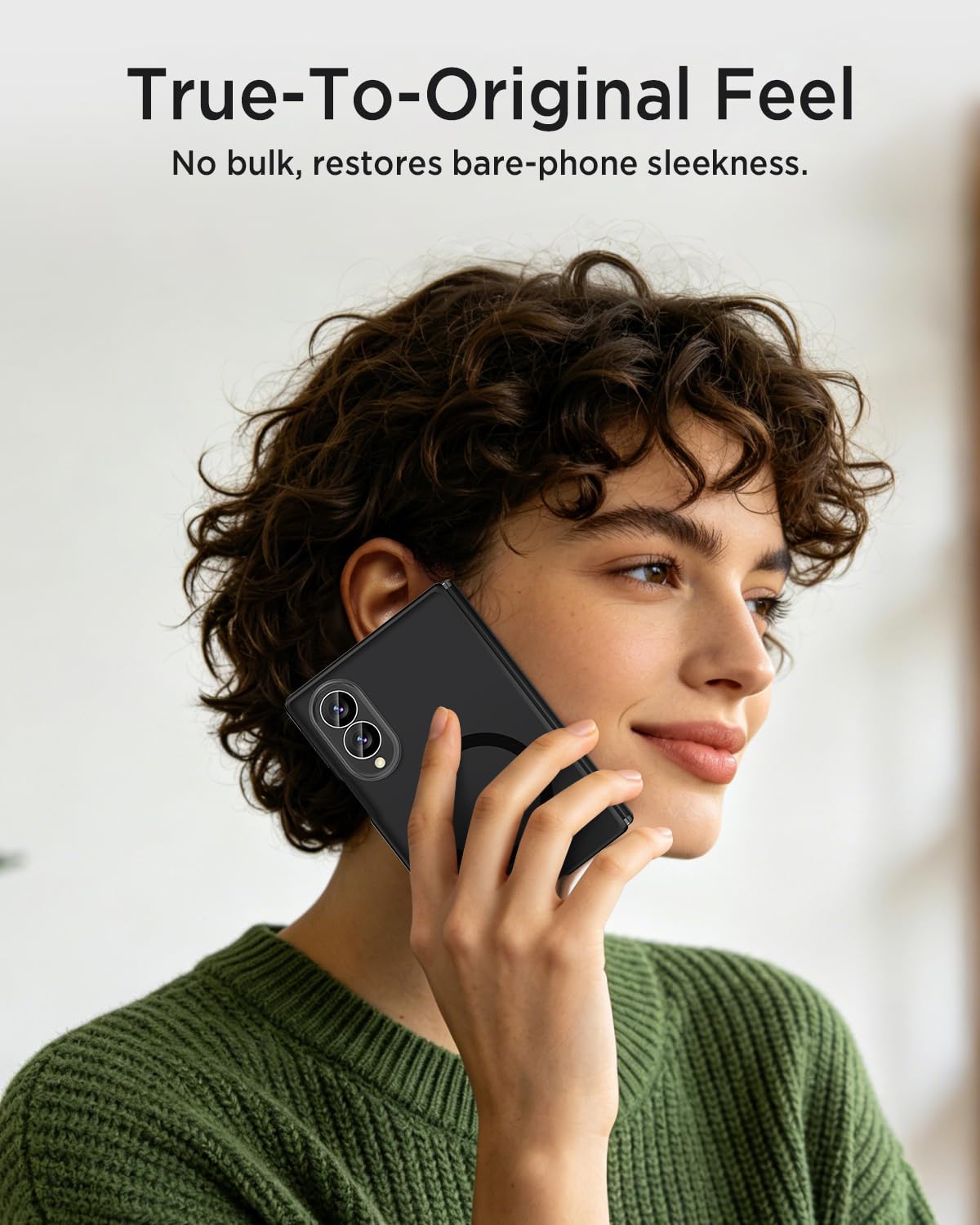 Miimall Custodia ultra sottile per Samsung Galaxy ZFold 8 con forte magnete e protezione per cerniere, ricarica wireless, robusta impugnatura antiscivolo di grado militare, custodia da uomo per Z