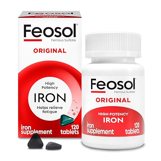 Feosol Original Ferrous Sulfate 65 mg Tablets