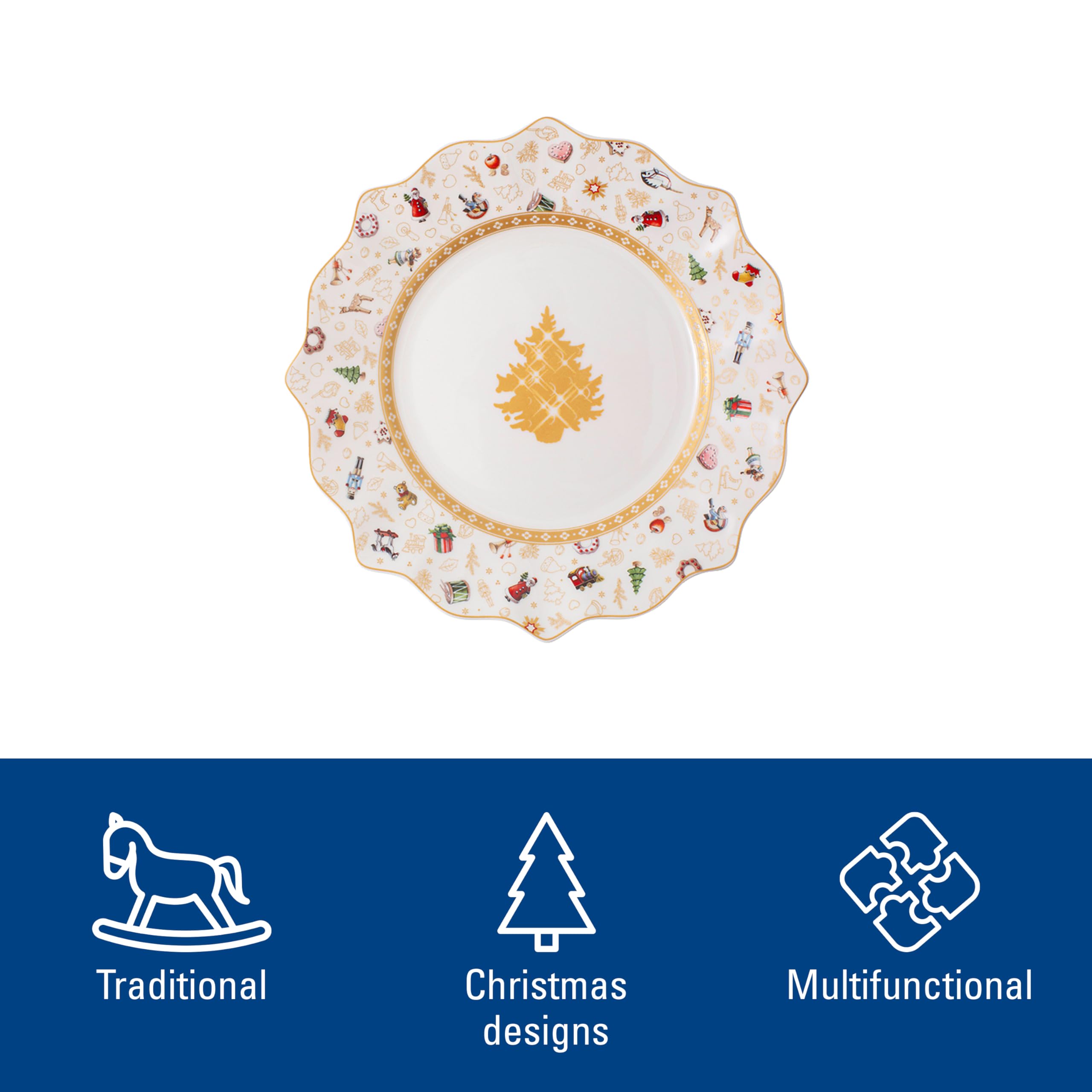 Villeroy & Boch Toy'S Delight Talerz Śniadaniowy, Biały, 24 cm