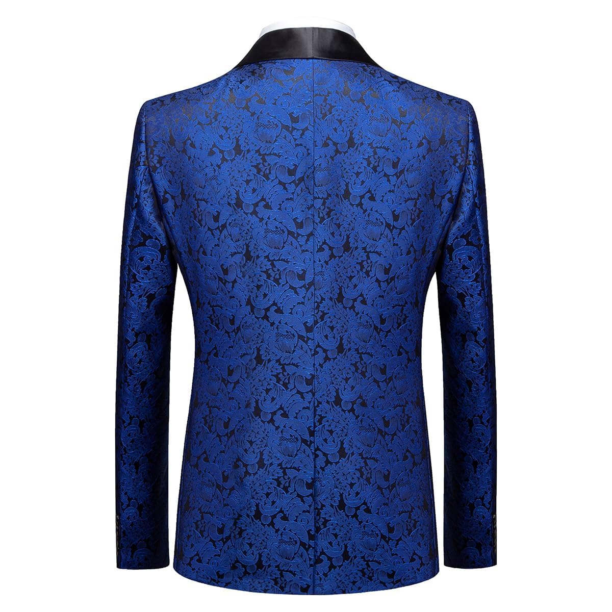 KUDORO Costume Homme 3 pièces Mariage Business Slim Fit Smoking Simple Poitrine à Un Bouton, Men Suits 3 Piece pour Fête Confort Elégant Blazer Veste et Pantalon Gilet