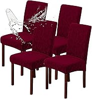 Vista 56 de Genina Fundas impermeables para sillas Parsons de comedor, fundas elásticas para sillas Parsons para comedor, cocina, funda protectora para silla