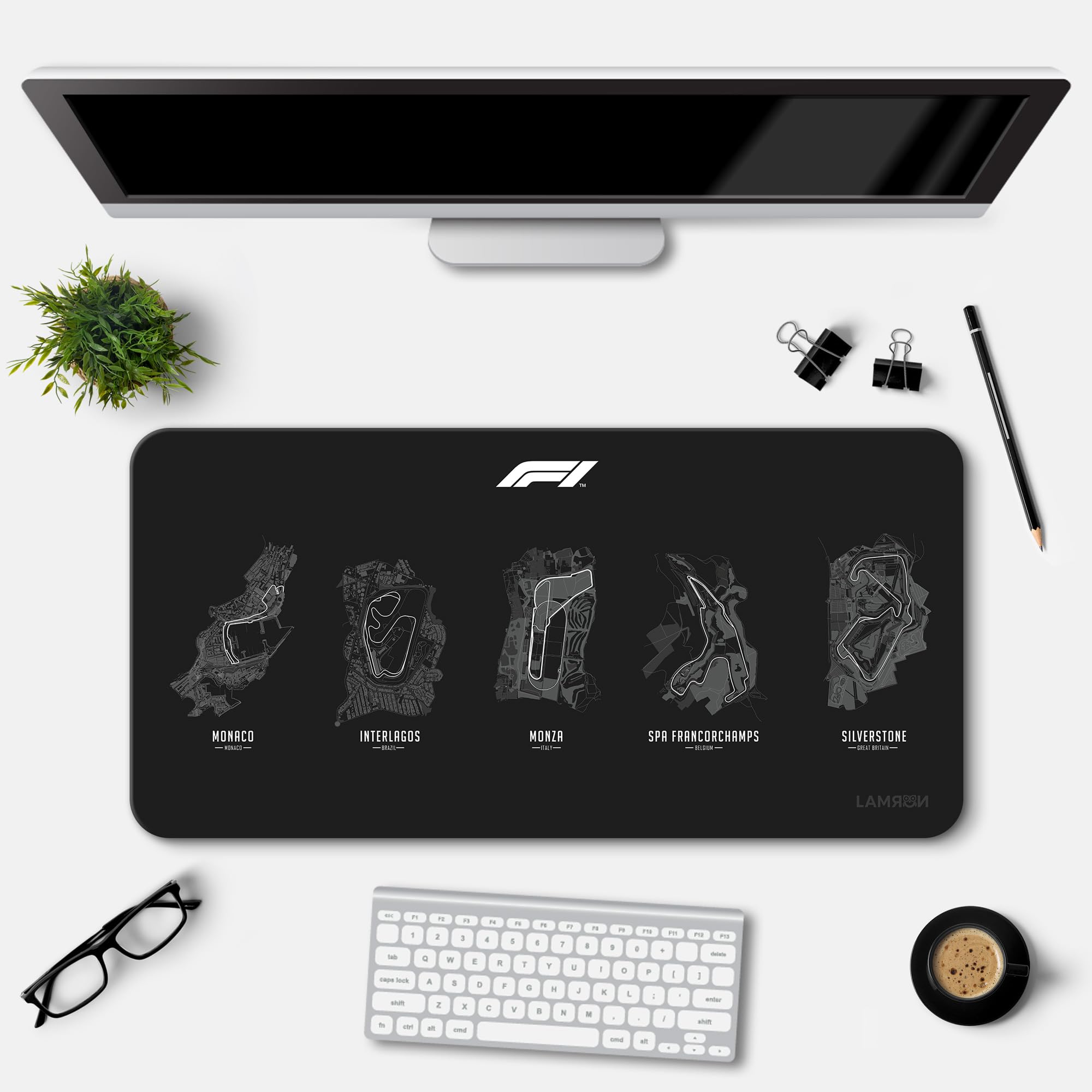 LAMRON Printed Desk Mat | Deskpad | Mouse Pad | Laptop Mat for Work from Home | Gaming Anime Art Mouse Pad | Computer Table Mat | Deskpad for Office Table (MP27) (11 x 23 Inch) (B0CW6D6Y14) Amazon Price History, Amazon Price Tracker