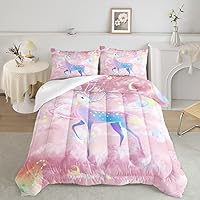 Vista 61 de CVHOUSE Juego de ropa de cama Kawaii tamaño Queen, juego de ropa de cama de conejo Kawaii para niñas y niños, lindo juego de edredón de conejo