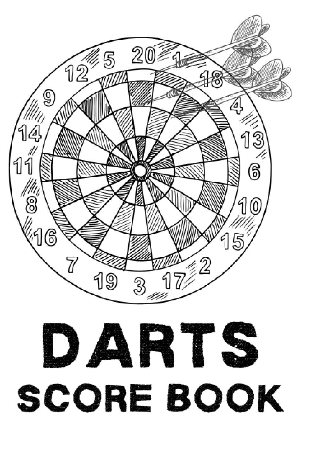 Darts score book: scoring sheets, gifts for dart players men women teens and teams.