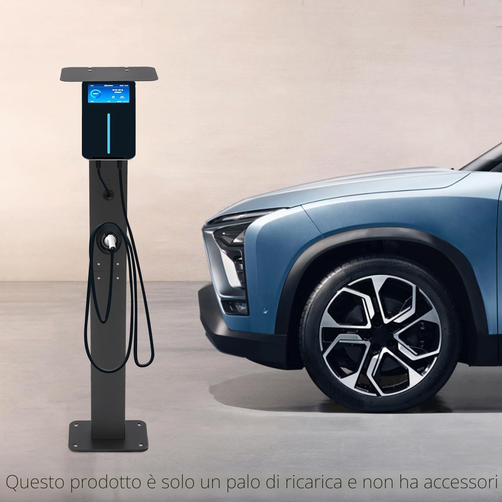 Base universale per Wallbox, 1,5 – 2 mm, stazione di ricarica EV, pali di montaggio con connettori a parete, per interni, esterni, garage