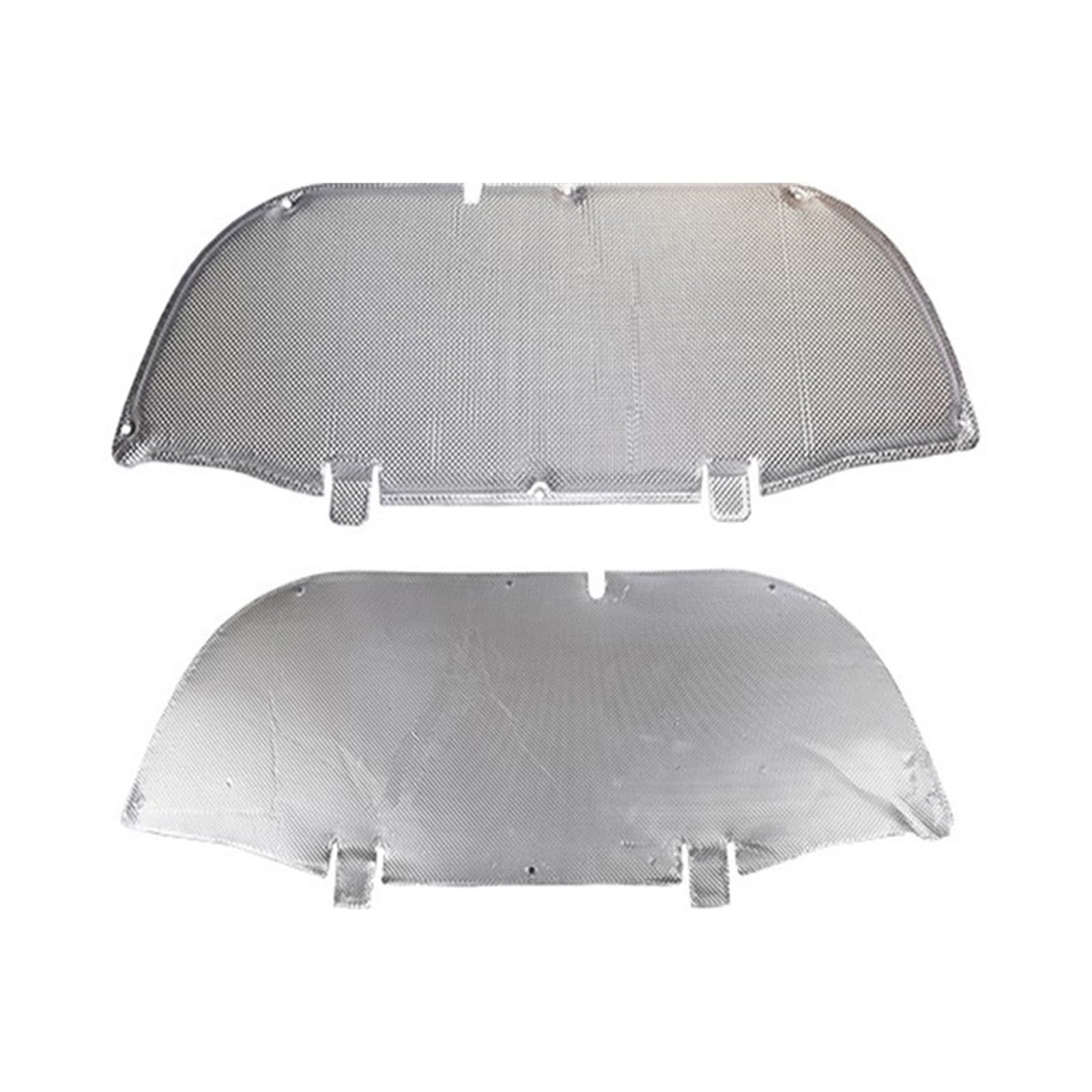 Dlkaddkgf Aluminum Front Engine Hood Insulation Pad Soundproof Mat Cover Foam Sound Heat Cotton Fireproof Compatible For Toyota Corolla Cross 2020-2025