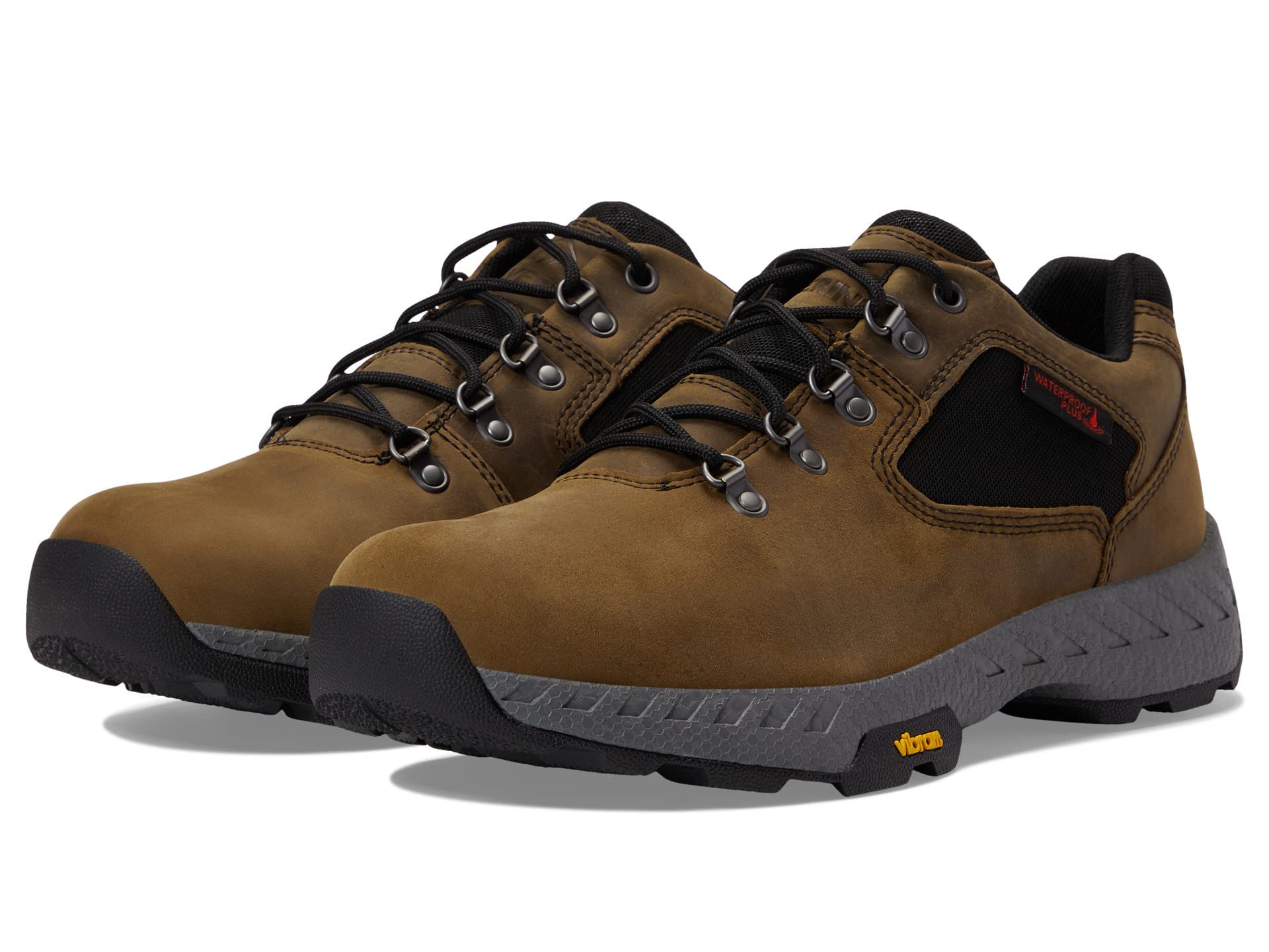 Wolverine Men's Guide Ultraspring Waterproof Construction Shoe, Gravel, 12