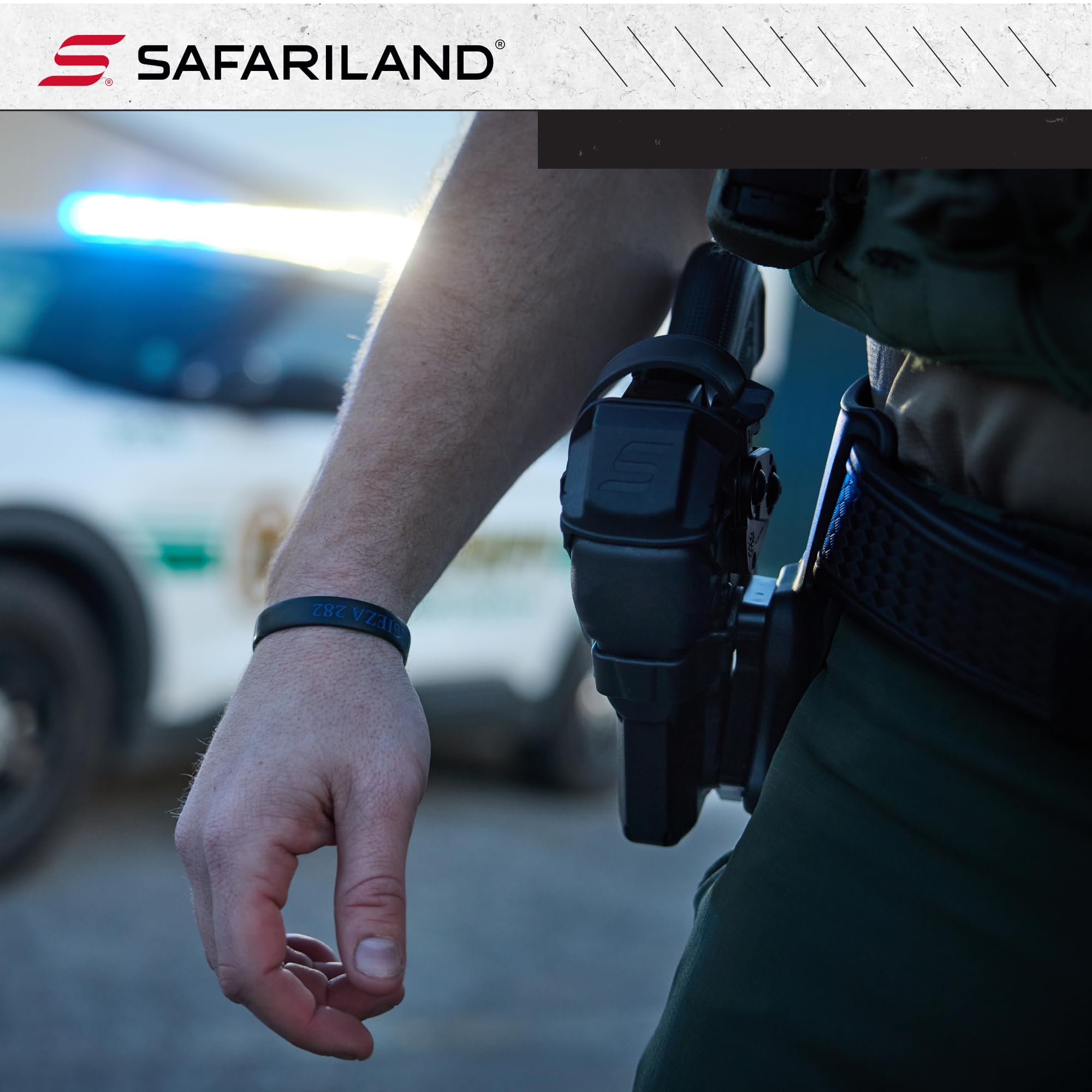 Bianchi Holster For HK VP9 – SLS Rotating Hood, Level III Retention, SafariSeven Material, Duty Belt Mount - View #4