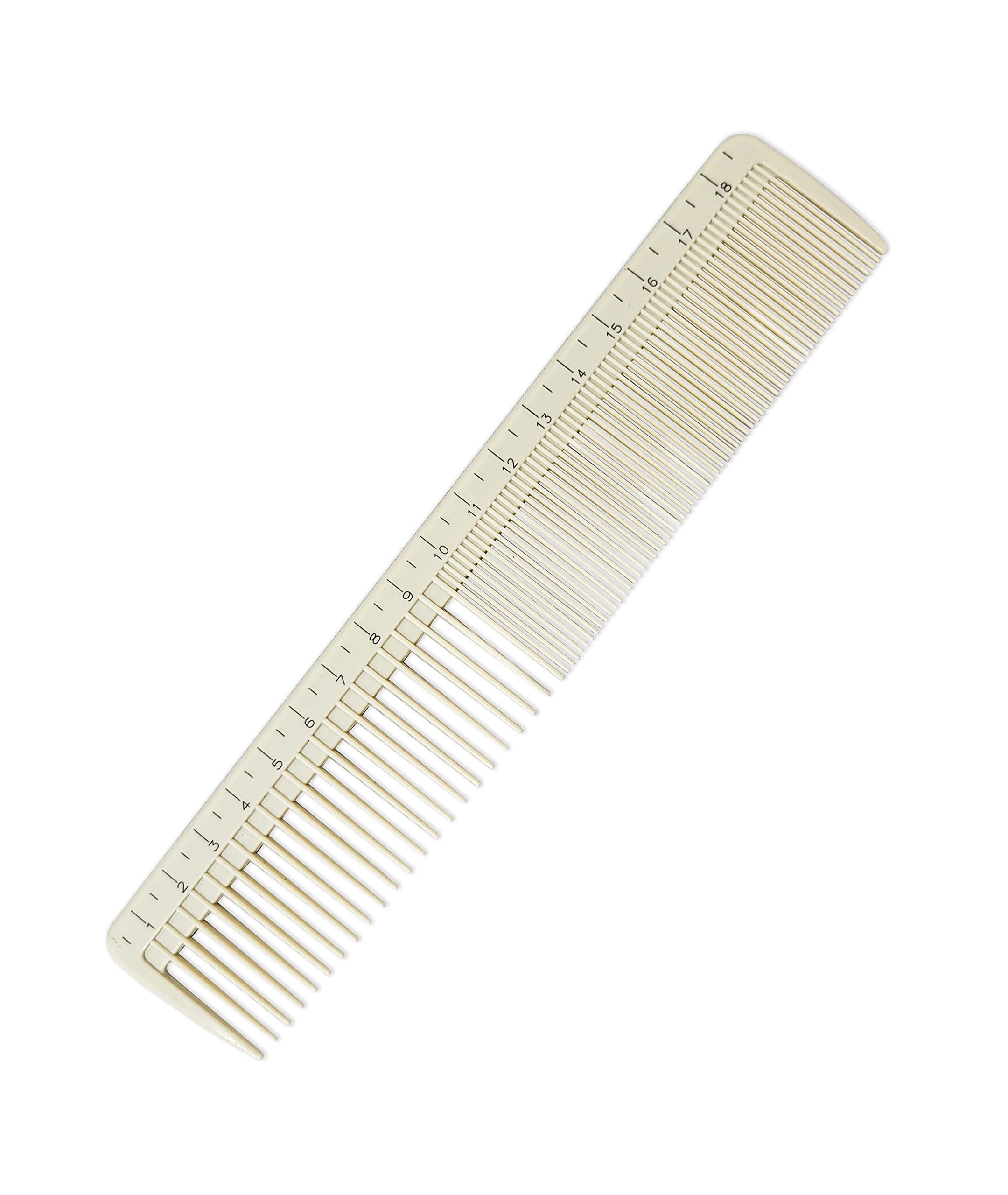 Coiffure Extensions Wide Counting Cutting Comb | Heat Resistant Comb