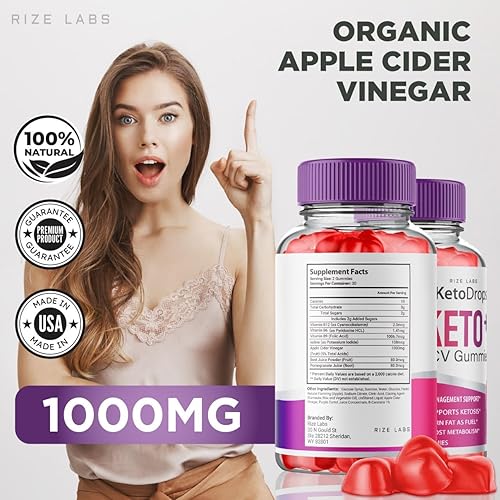 Miniatura 2 de Paquete de 2 gomitas Keto Drops ACV, gotas Keto para pérdida de peso, oficiales, gotas Keto ACV Ketosis, Keto Drops Keto + Gomitas ACV, Gomitas
