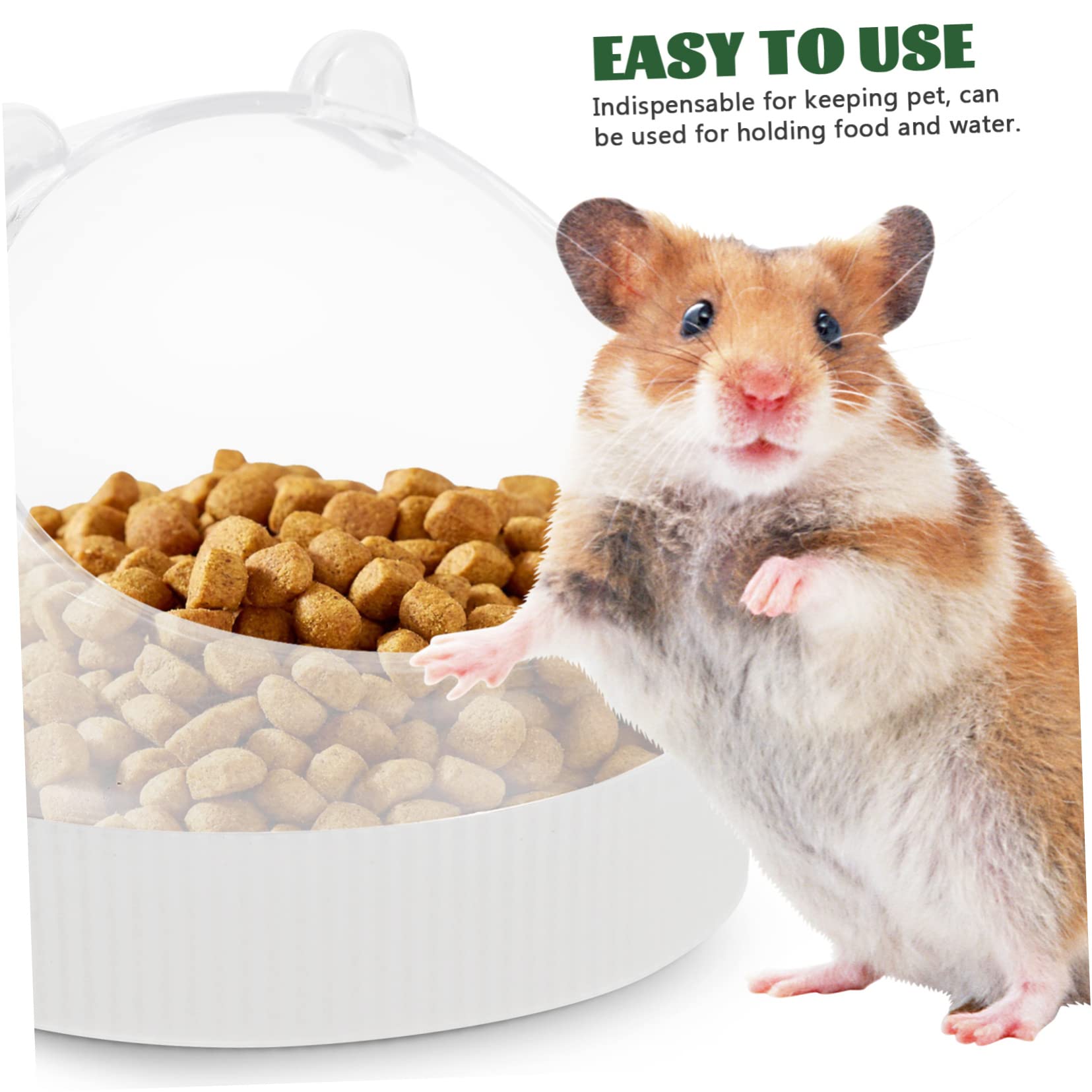 Housoutil 3stücke Transparenter Hamsterfutter Und Wassernapf Hängend Für Kleine Tiere Wie Ratten Und Meerschweinchen Leicht Zu Reinigen Langlebig Und Für Haustierkäfige