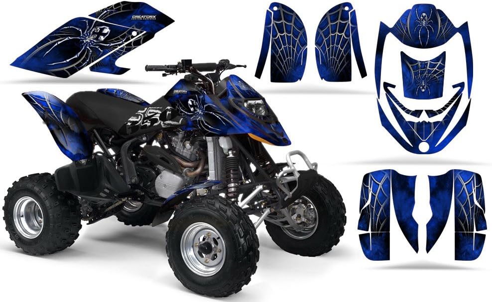 Graphics Kit Decals Stickers for Can-Am Ds650 Bombardier Ds650X Decals Stickers SpiderX Blue