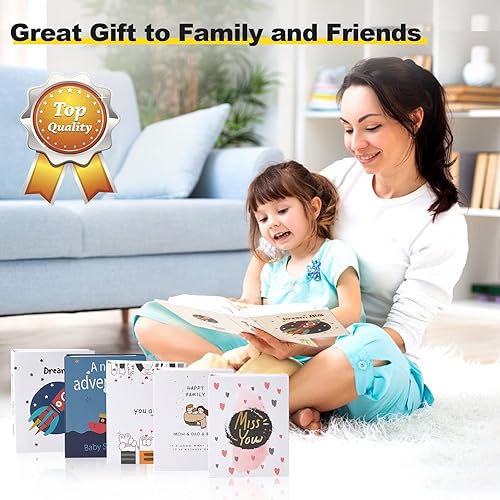 Miniatura 7 de GUKEMLO Paquete de 5 álbumes de fotos pequeños álbum de fotos de 4 x 6 pulgadas fácil de almacenar y organizar bolsillos verticales fotos álbum de