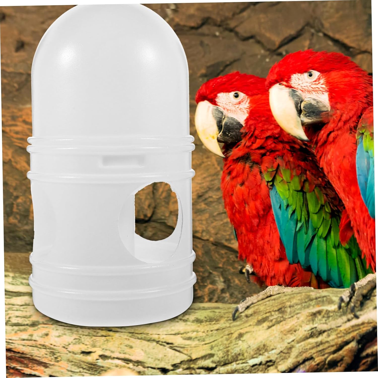 HEMOTON 2pcs Pigeon Drinking Fountain Pigeon Waters Water Container for Birds Bird Drinker Pigeons Feed Bob Water Dispenser Dove Drinker Pigeon Drinker Pigeon Wide Neck Teat White Plastic