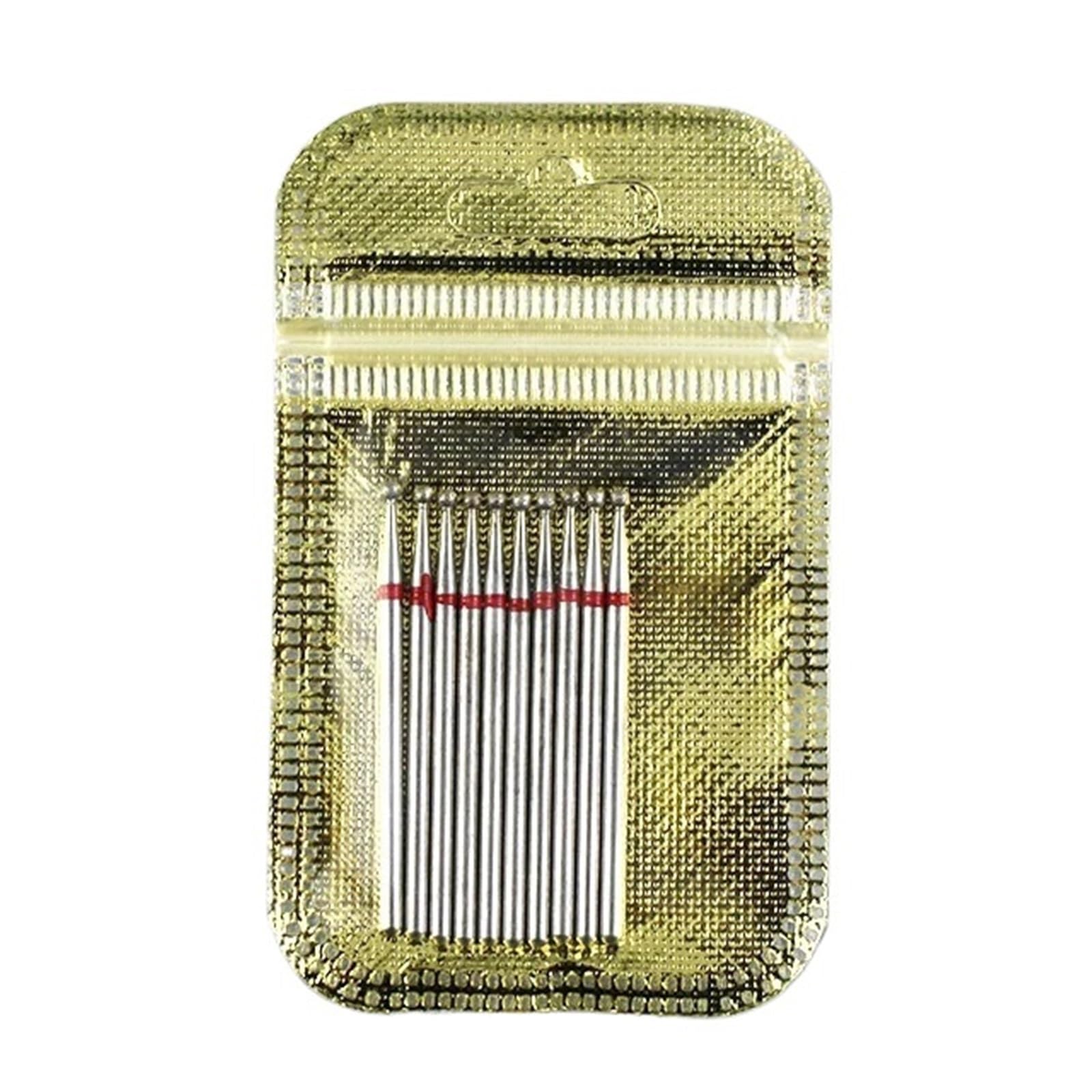 costume di foratura per chiodi, Confezione da 10 punte for trapano for unghie diamantate for manicure, pedicure, fresa for cuticole(10pc-1)